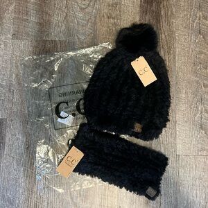 CC Beanie hat & headband